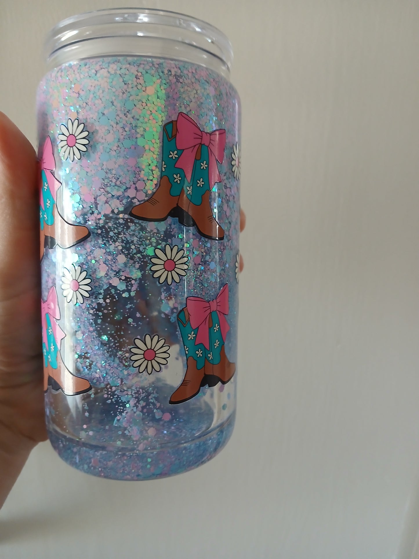 Cowgirl 16oz snowglobe