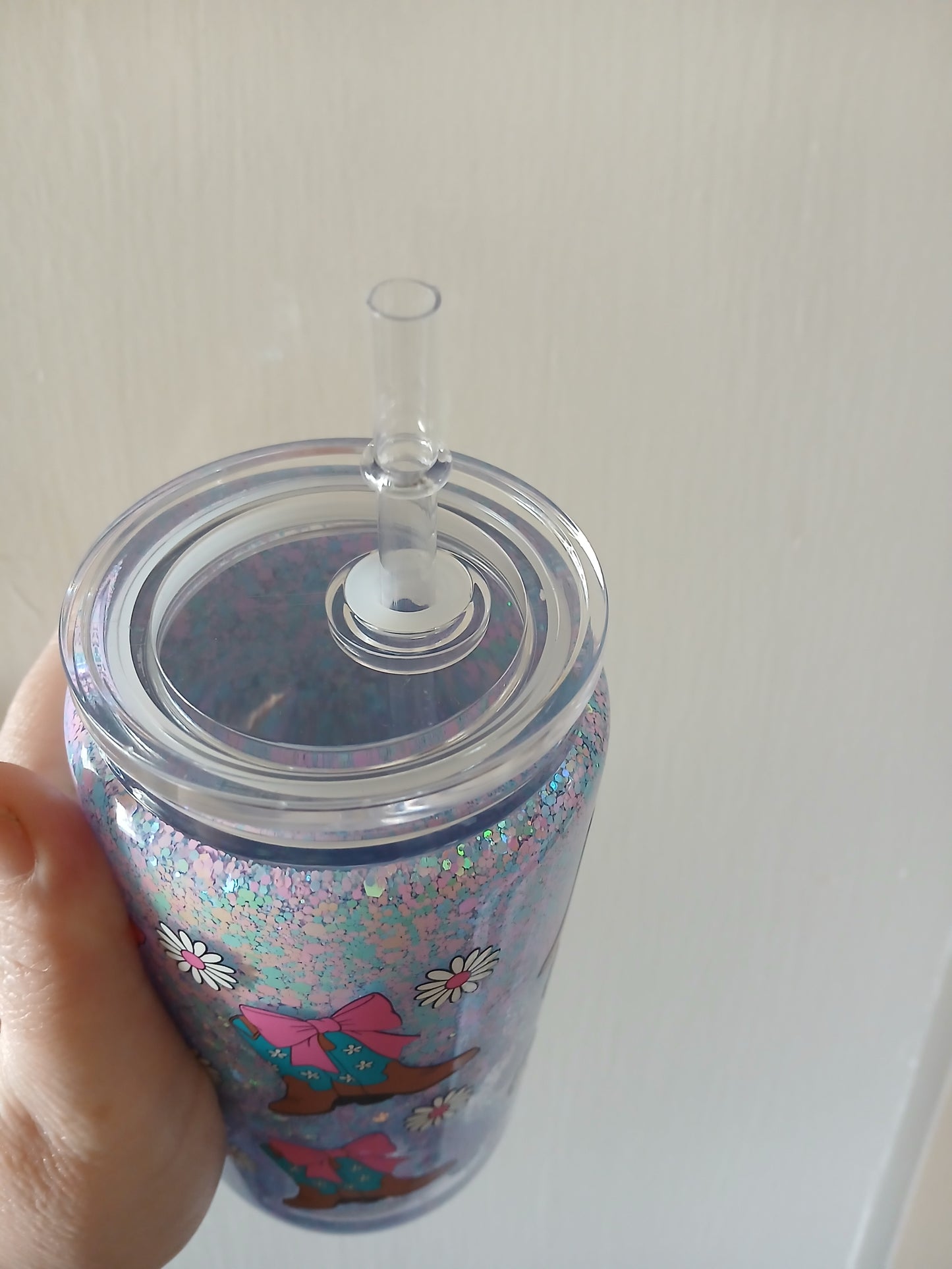 Cowgirl 16oz snowglobe