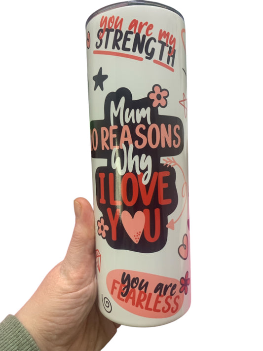 Mum 20oz stainless steel tumbler