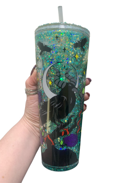 Dark Magic 24oz Snowglobe Acrylic Tumbler