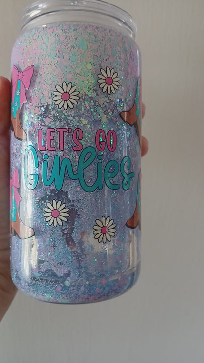 Cowgirl 16oz snowglobe