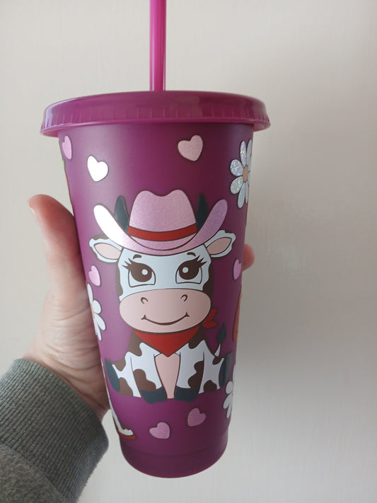 Strawberry cow cold cup